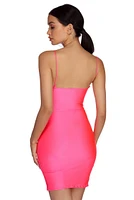 Curves Ahead Neon Mini Dress
