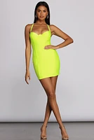 So Sweetheart Underwire Mini Dress