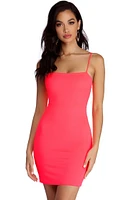 Neon Appeal Mini Dress