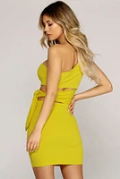 Don't Waist My Tie Mini Dress