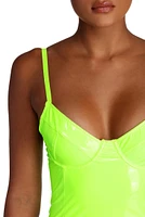 Effortlessly Electric Neon Mini Dress