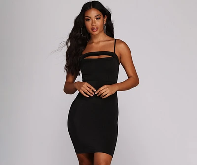 Manhattan Satin Mini Dress