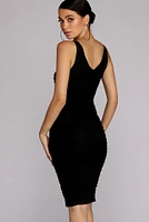 Ruched Desire Sleeveless Mini Dress