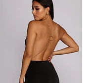 Gilded Gold Chain Dress
