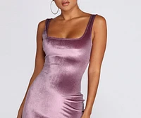 Oh So Velvet Mini Dress