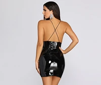 Ms. Officer Mini Dress
