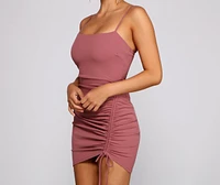 Ready To Ruche Mini Dress