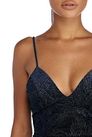 Starry Night Velvet Dress