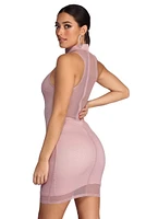 Glitter Infusion Mini Dress