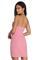Pleat It Wrap Dress