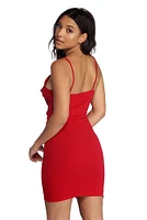 Radiant Rhinestones Mini Dress