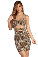 Spotted Style Mini Dress