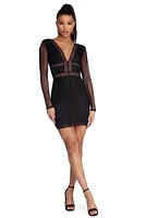 Evening Affair Lace Mini Dress