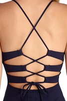 Slay Lattice Mini Dress