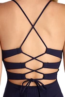 Slay Lattice Mini Dress