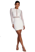 Dream Of Lace Mini Dress