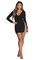 Make The Cut Mini Dress