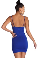 Tri Cut Out Club Dress