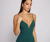 Pleat Me Tonight Asymmetrical Mini Dress