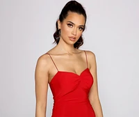 Major Sweetheart Ruched Mini Dress