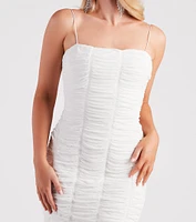 All About That Mesh Mini Dress