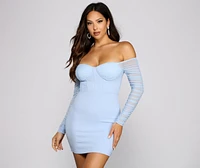 Mesmerize Mesh Bodycon Dress