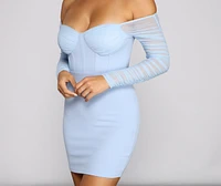 Mesmerize Mesh Bodycon Dress