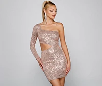 Glamorous Beauty Sequin Mini Dress