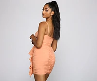 Frilly And Flirty Ruffled Mini Dress