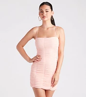 All About That Mesh Mini Dress