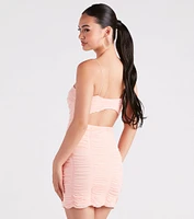 All About That Mesh Mini Dress
