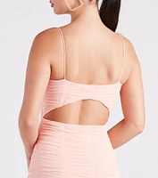 All About That Mesh Mini Dress