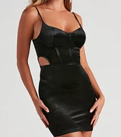 Lady Velvet Corset Mini Dress