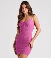Ready To Celebrate Glitter Dress
