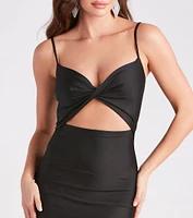 Keep It Alluring Cutout Bodycon Mini Dress