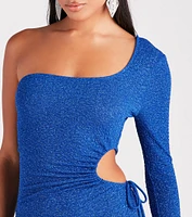 Cut Out For Glitter Mini Dress