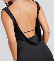 All This Allure Open Back Mini Dress