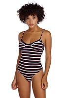 Stripin' Knit Down Bodysuit