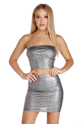 Space Buzz Crop Top