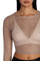 Gleaming With Glam Crop Top