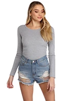 Ruched And Ready Top