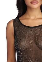 Meshed Me Up Heat Stone Tank Top
