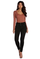 Faux With It Top