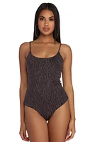 Rainbow Lights Metallic Bodysuit