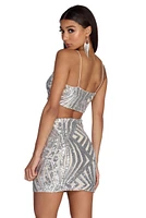 Glimmer And Shimmer Crop Top