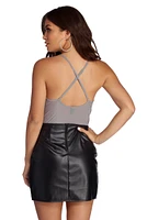 Flames Of Love Heat Stone Bodysuit