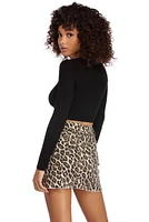 All Zipped Up Long Sleeve Top