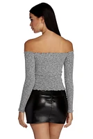 Up My Frills Knit Top