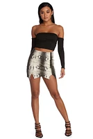 Off To Party Crop Top