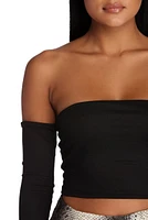 Off To Party Crop Top